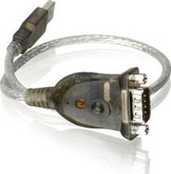 Adapter USB në Serial IOGear, RS232 DB9, 0.4m, gri