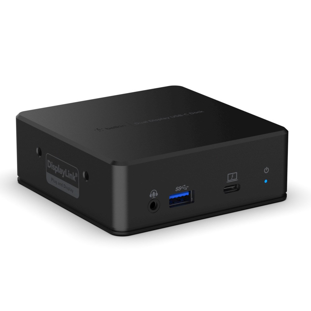 Stacion lidhjeje Belkin USB-C Dual Display, 85W, HDMI, Gigabit Ethernet, i zi