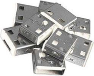 Set bllokues USB Lindy 40464, 10 copë, për porta USB, i zi