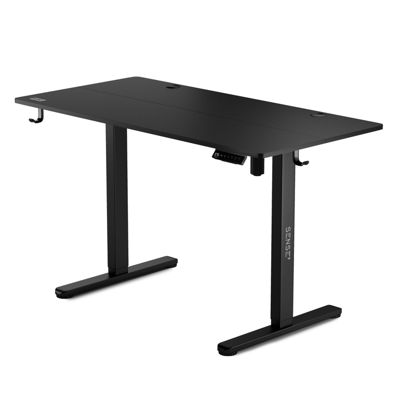 Tavolinë elektrike SENSE7 Nojo, 120cm x 60cm, e zezë