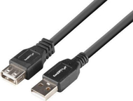 Kabllo zgjatëse USB A Black Box, USB 2.0, 1.8m, e zezë