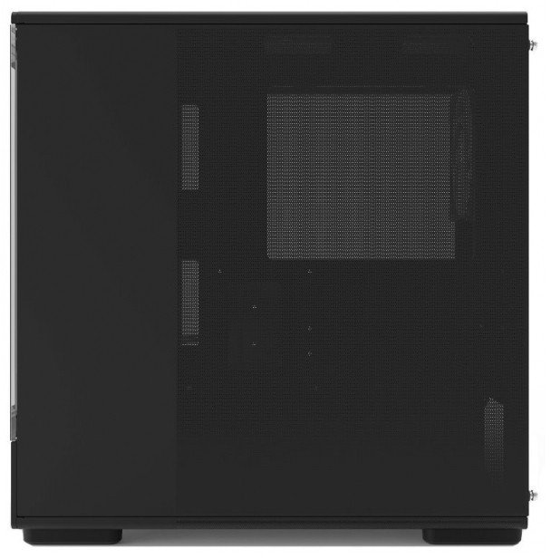 Kutia e kompjuterit Zalman P10, ATX, xham i temperuar, e zezë