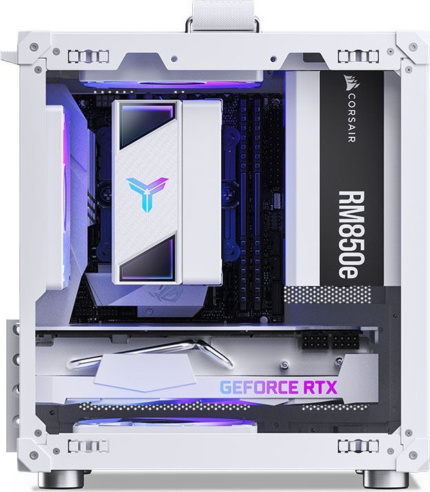 Kutia kompjuterike Jonsbo C6, ITX, USB-C, e bardhë