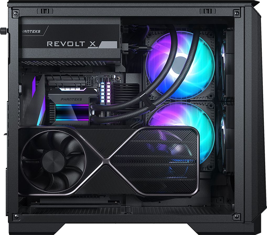 Kuti kompjuterike Phanteks Eclipse P200A D RGB, mini ITX, xham i temperuar, e zezë