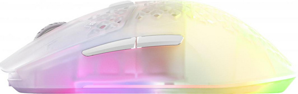 Maus SteelSeries Aerox 3 Ghost Wireless (62610), i bardhë
