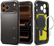 Kuti mbrojtëse Spigen Tough Armor T MagSafe për iPhone 17 Pro, gunmetal
