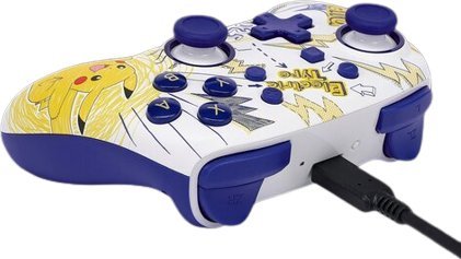 Kontroller PowerA Nano Enhanced Pikachu School Days, wireless / me kabllo, shumëngjyrësh