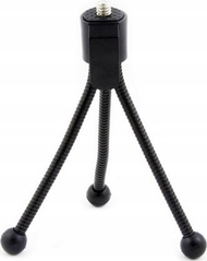 Tripod tavoline Xrec Mini, lartësi 12 20 cm, ngarkesë deri 1 kg, i zi