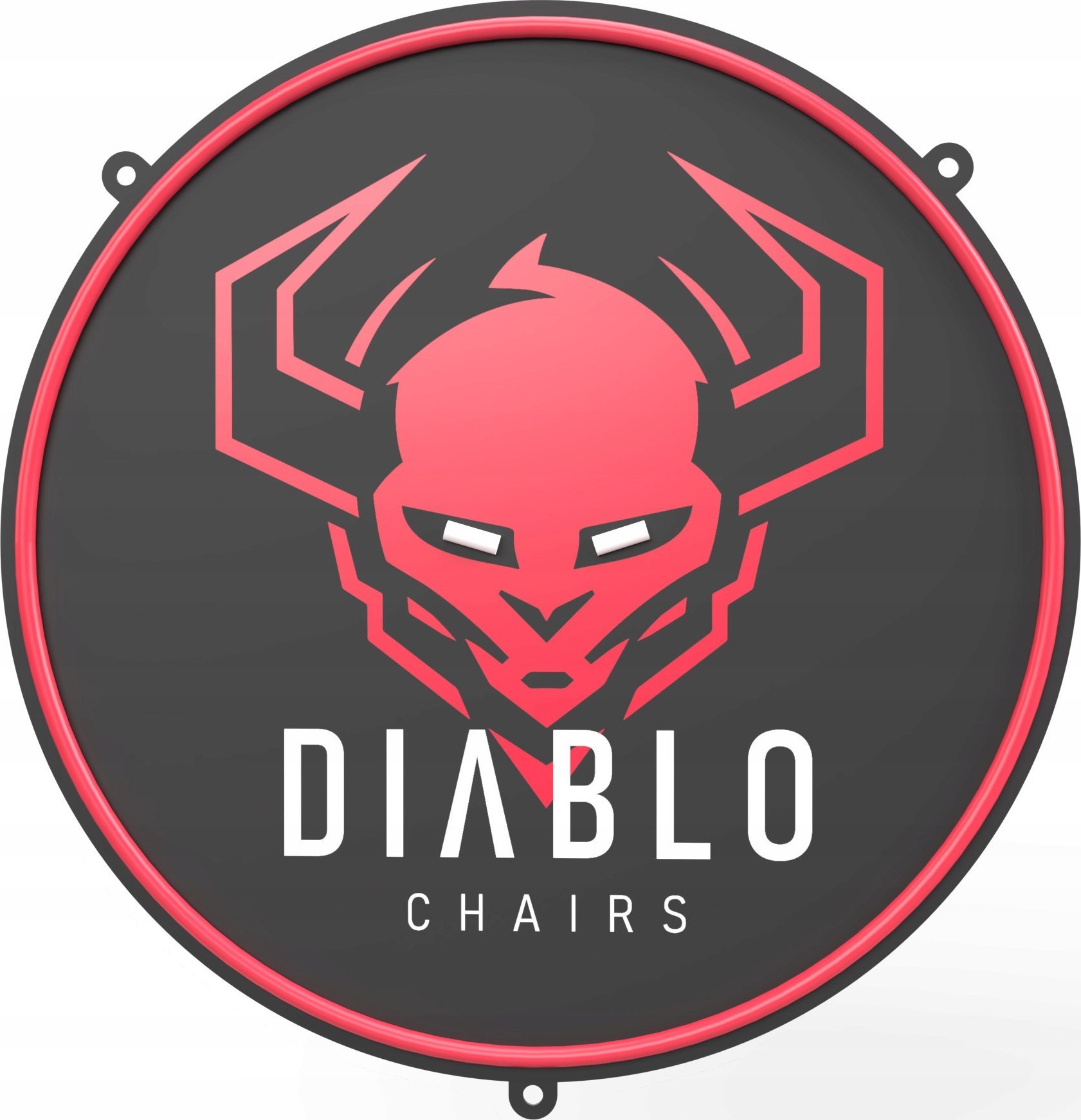 Karrige gaming Diablo Chairs Neon LED, ndriçim RGB, ergonomike, e zezë