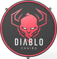 Karrige gaming Diablo Chairs Neon LED, ndriçim RGB, ergonomike, e zezë