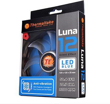 Ftohës Thermaltake Luna LED, 120 mm, i kaltër