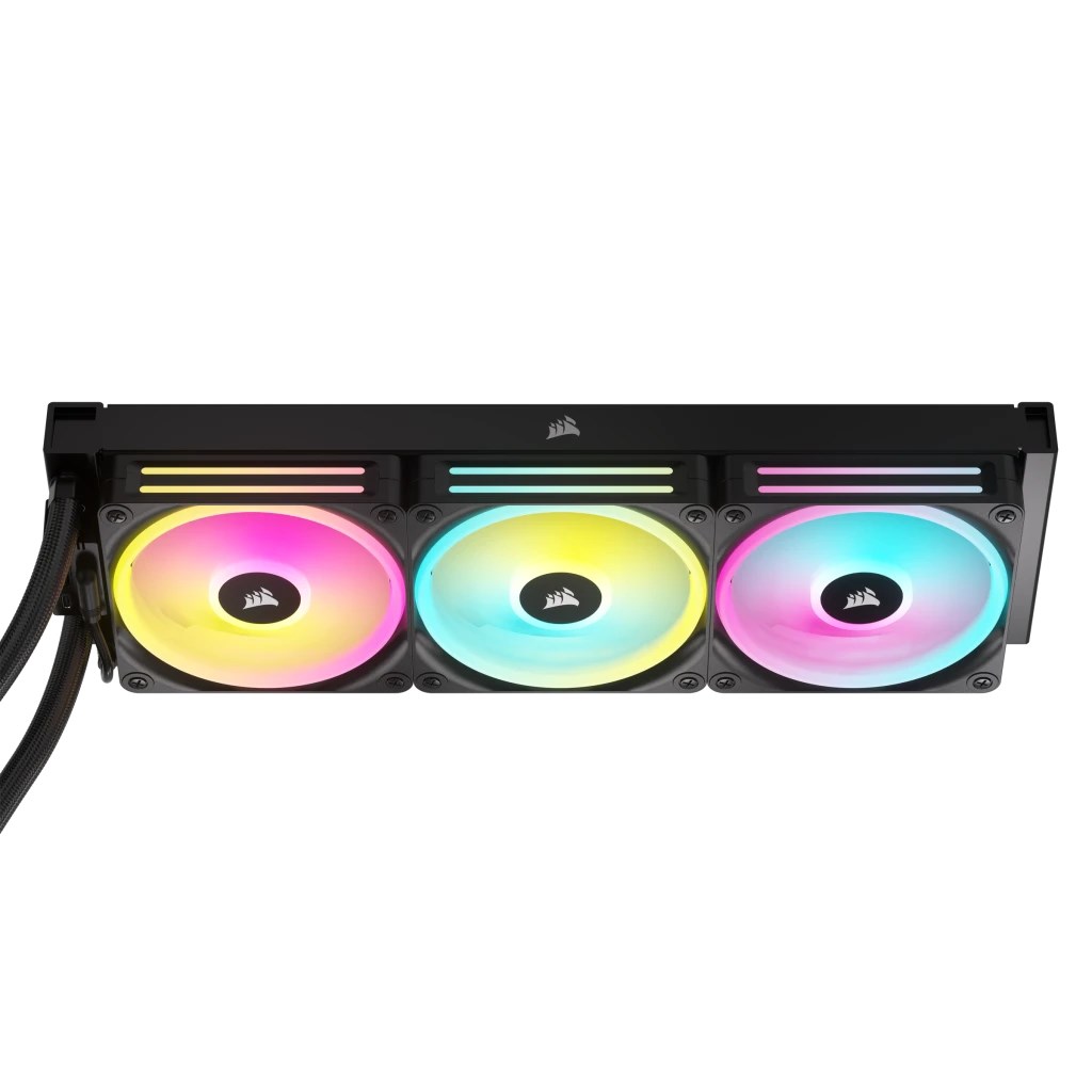 Ftohës me ujë Corsair H150I, 12 cm, i zi