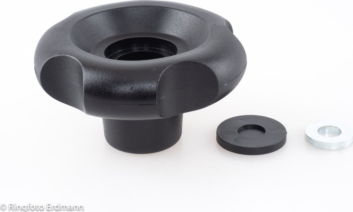 Knob zëvendësues Manfrotto R132,27 Claw Ball me kapak, i zi