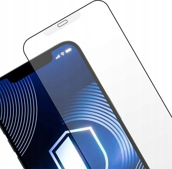 Xham mbrojtës 3MK HardGlass Matt Max, për telefon, i zi
