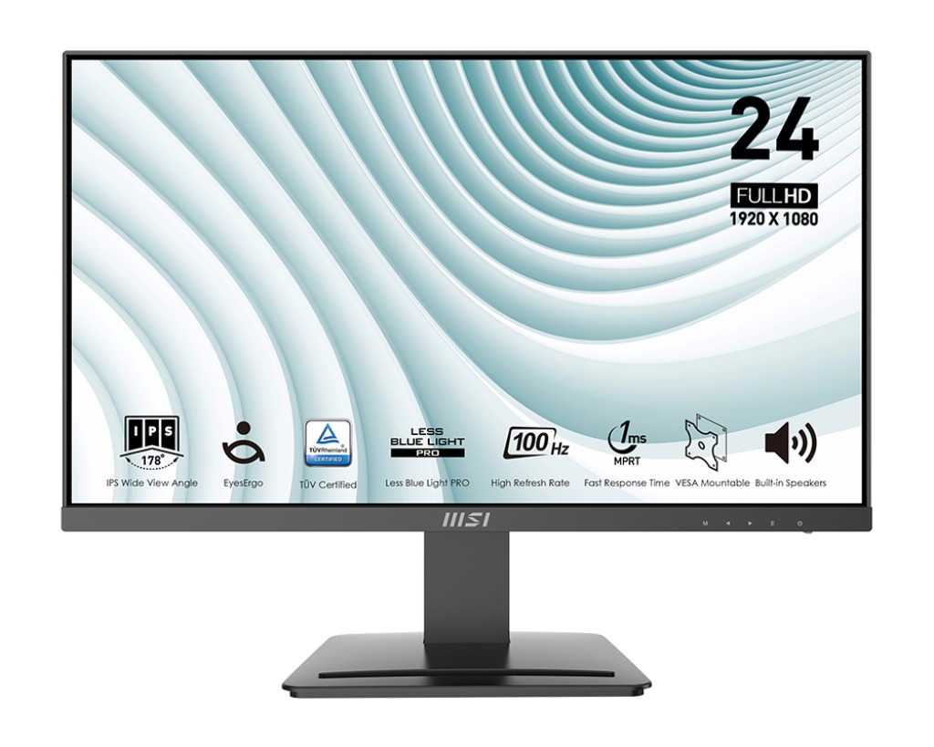 Monitor MSI PRO MP243X, 23.8", Full HD, 100Hz, i zi
