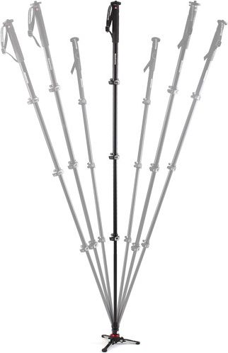 Monopod video Manfrotto MVMXPROA4, 4 seksione, ngarkesë 8kg, i zi