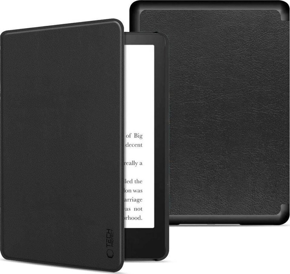 Mbulesë Tech-Protect Smartcase Kindle Paperwhite 6 Colorsoft Signature, funksion zgjim fjetje, e zezë
