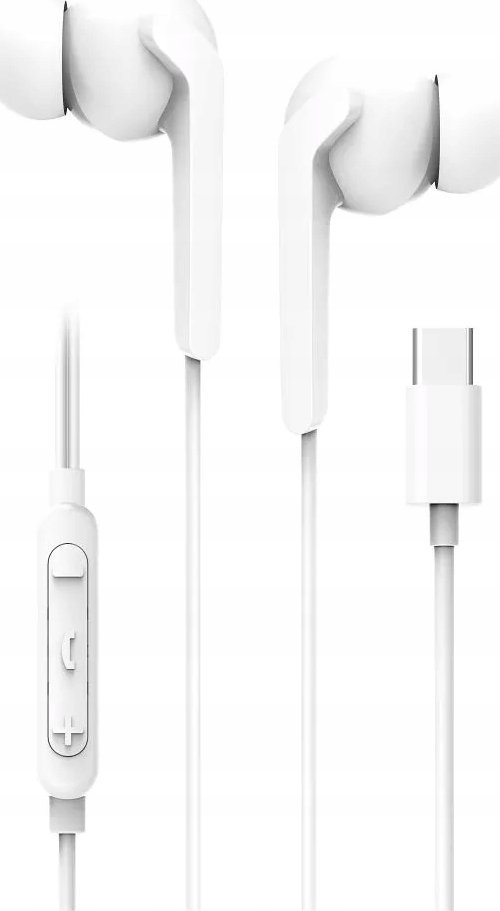 Kufje me kabllo BlueStar M15C, USB C, me mikrofon, të bardha