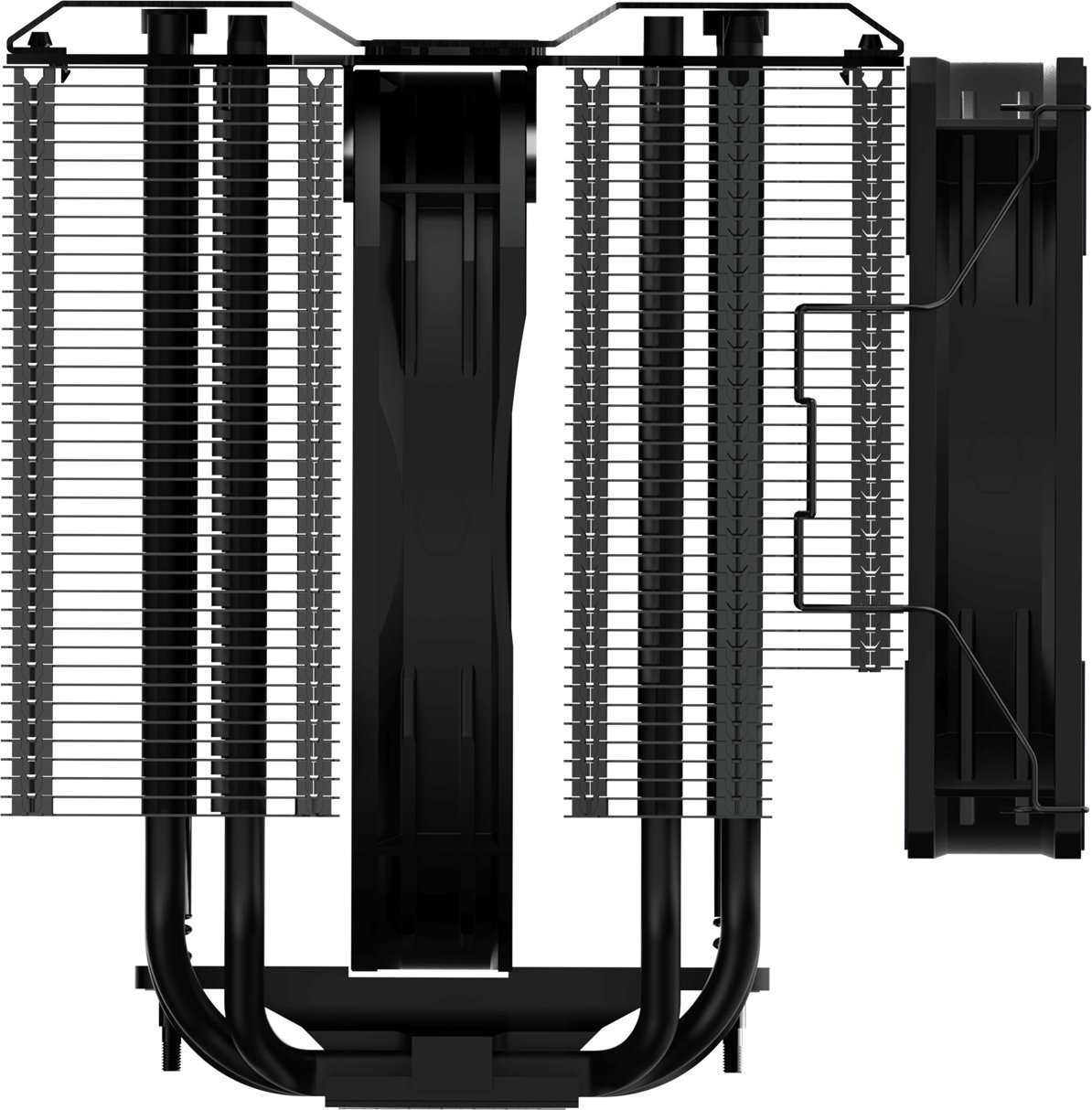 Ftohës CPU Cooler Master MasterAir MA824 Stealth, dual tower, 8 heat pipe, i zi