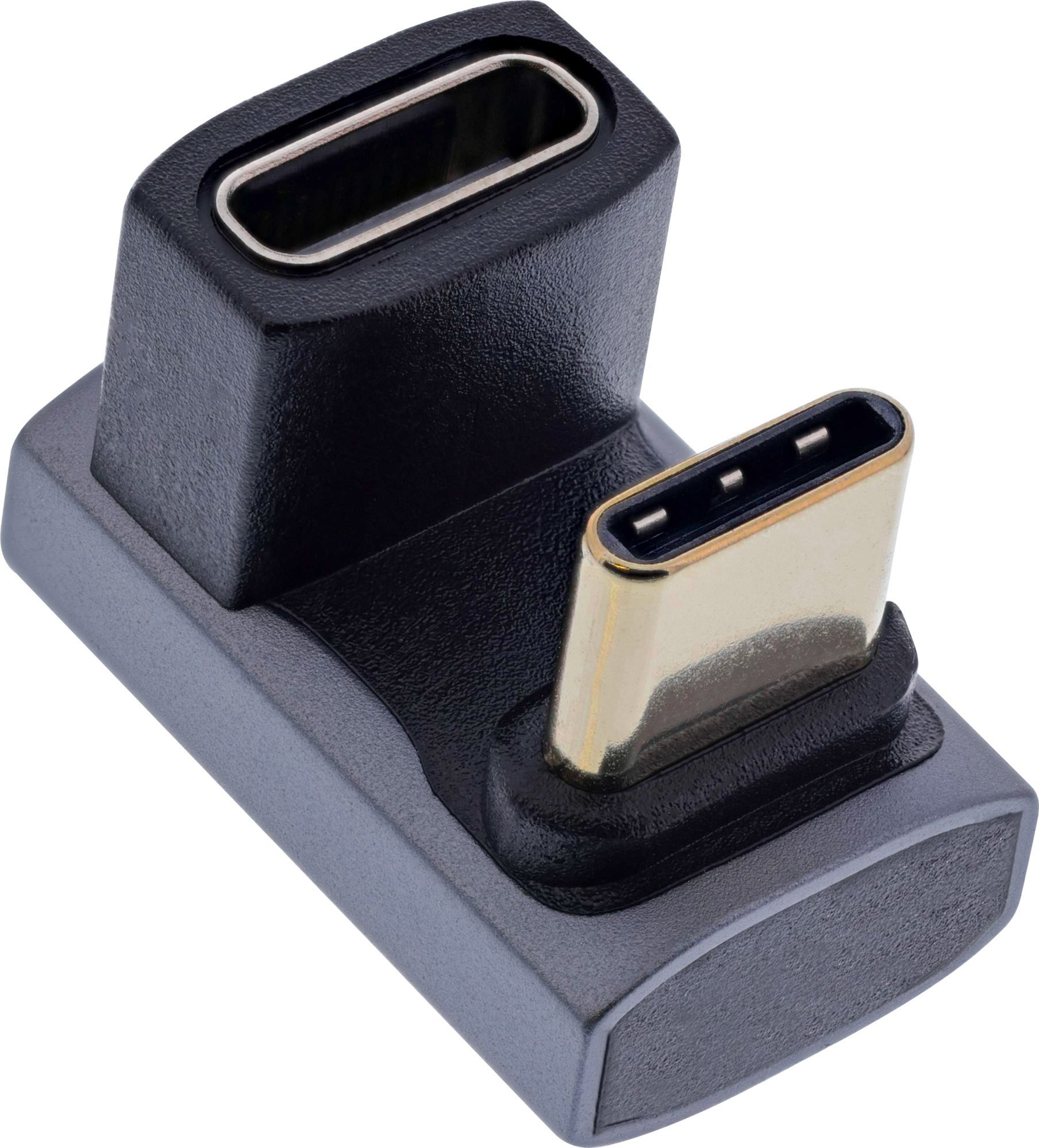 Adapter USB InLine USB4, USB C plug në socket 180, 40Gbps, 240W, gri
