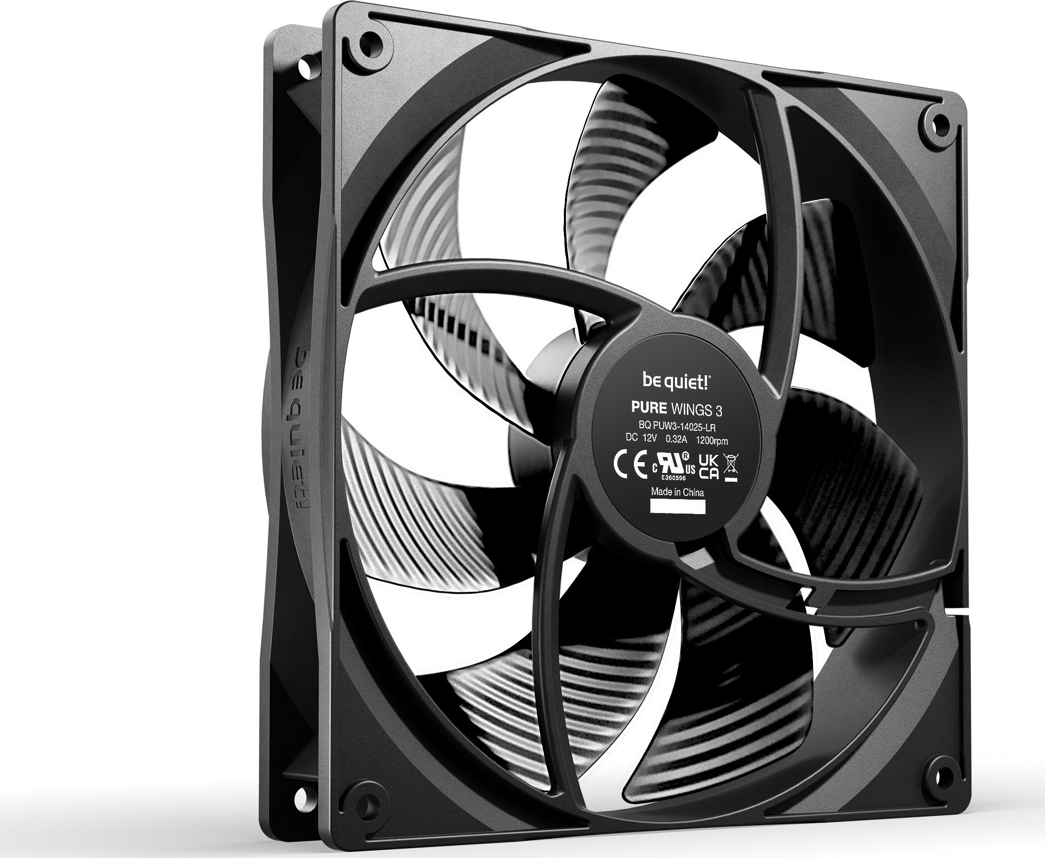 Ventilator PC be quiet! Pure Wings 3 140mm, 140mm, Rifle bearing, i zi