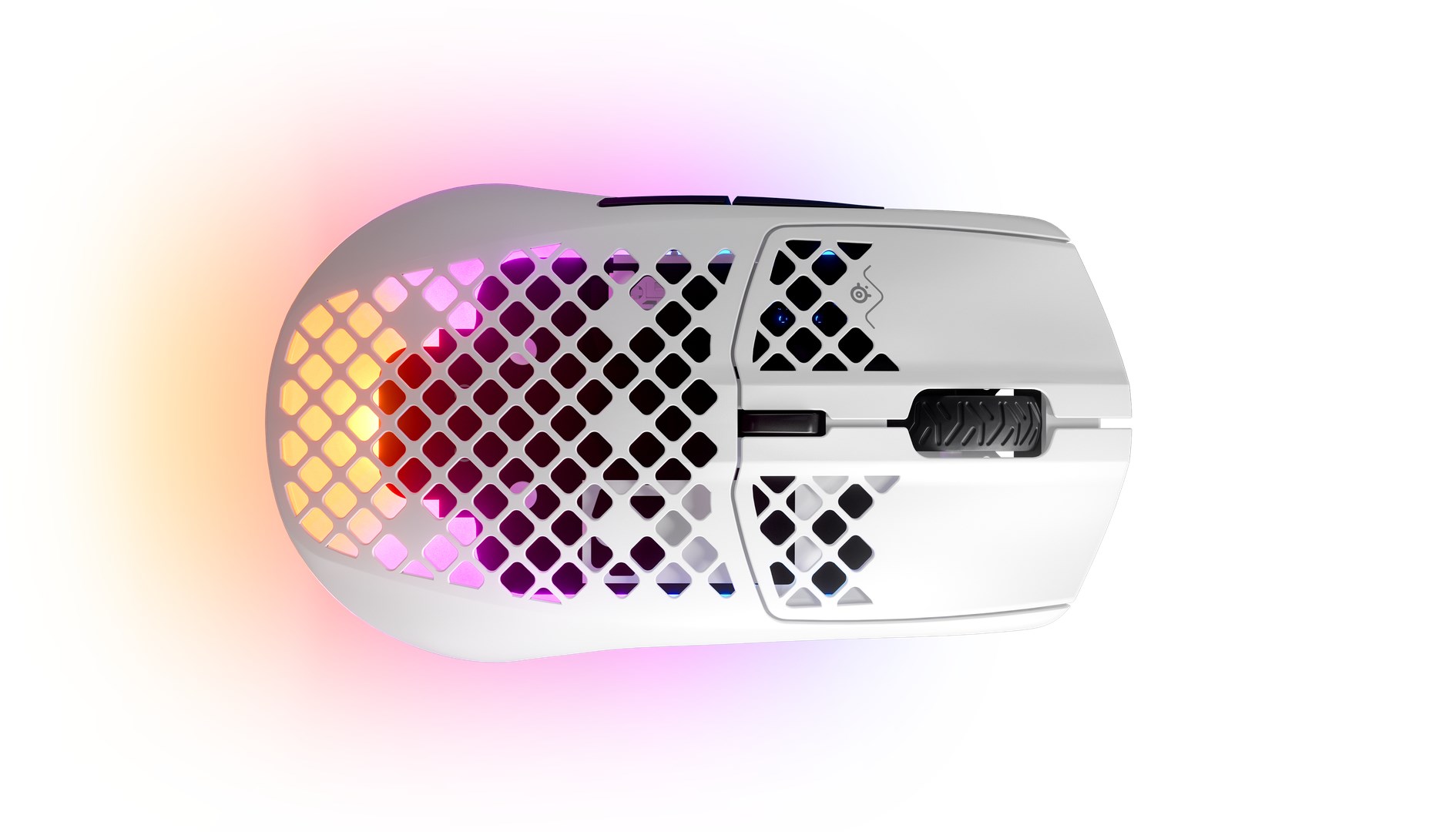 Maus gaming SteelSeries Aerox 3 Wireless (2022), i bardhë