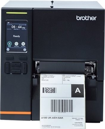 Printer etiketash Brother TJ-4021TN, industrial, termik, gri