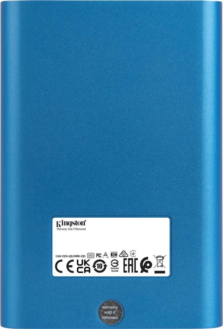 Disk i jashtëm SSD Kingston IronKey Vault Privacy 80 1.92TB, i kaltër/ i zi