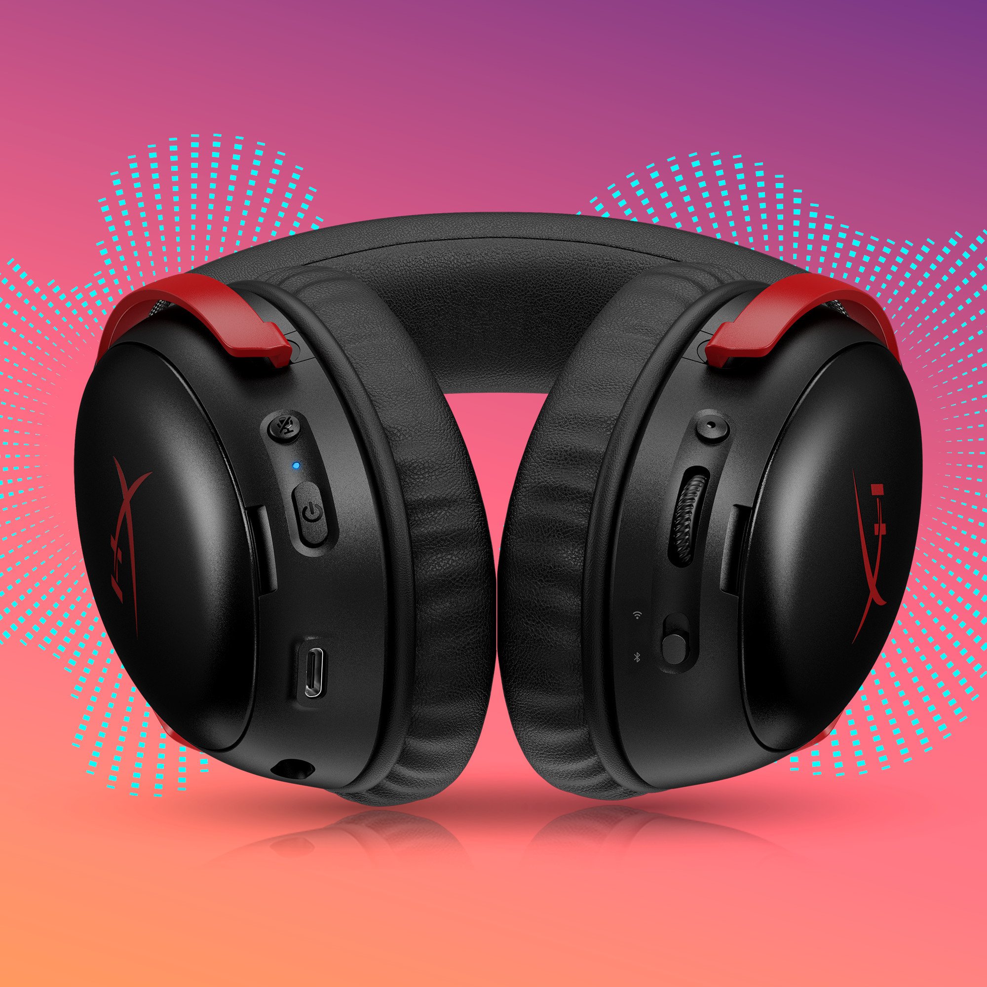 Слушалки за гејминг HyperX Cloud III S Wireless, без кабел, DTS Headphone X, црни