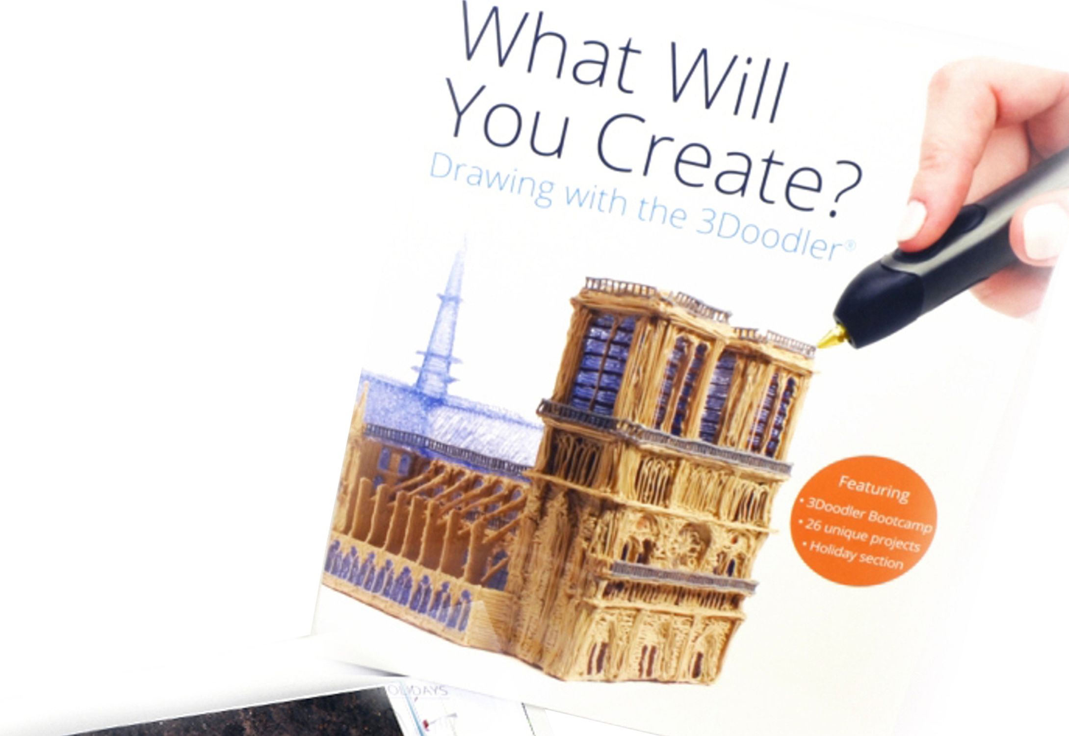 Libër projekte 3D 3Doodler Book 3DR2BK, 88 faqe, anglisht