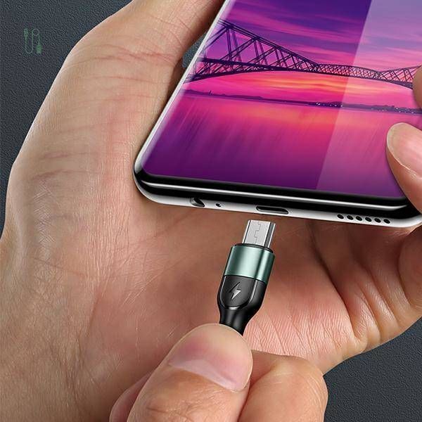 Kabllo USB Usams, USB-A, 1m, e gjelbër