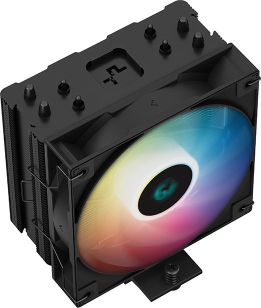 Ftohës CPU Deepcool AG400 BK ARGB, 120mm, 220W TDP, i zi