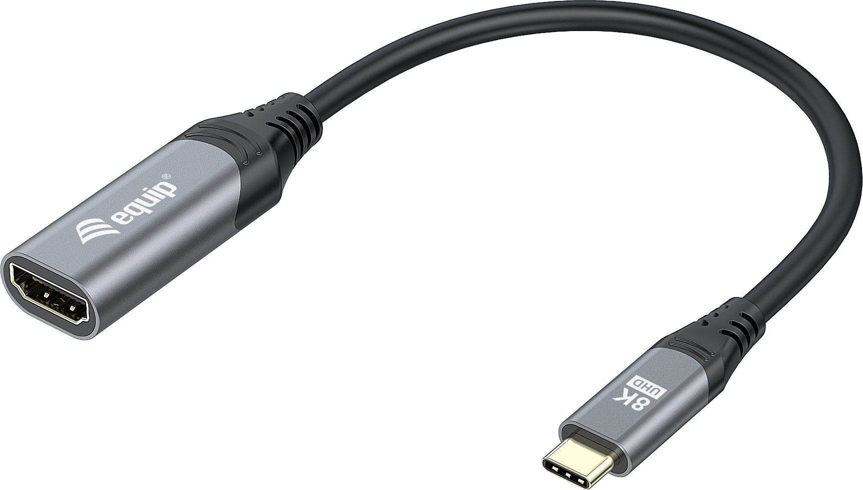 Adapter USB C në HDMI Equip 2.1, 8K 30Hz, gri