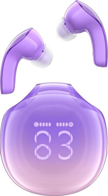 Kufje pa tela Acefast T9, Bluetooth 5.3, me kuti karikimi, vjollcë