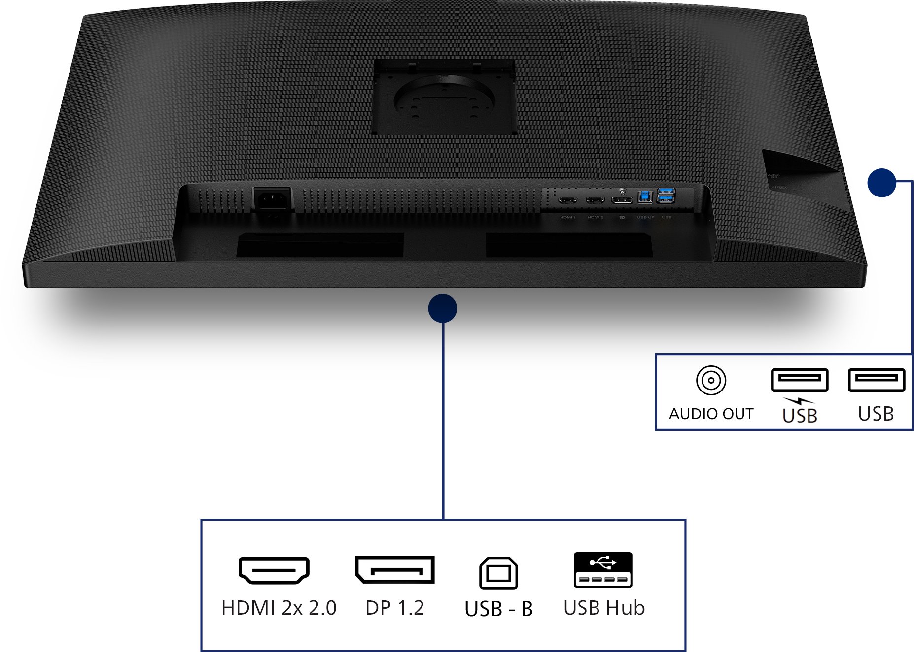 Monitor Philips 3000 Series 32B2N3500/00, 31.5", 2560 x 1440 Quad HD, 100 Hz, i zi