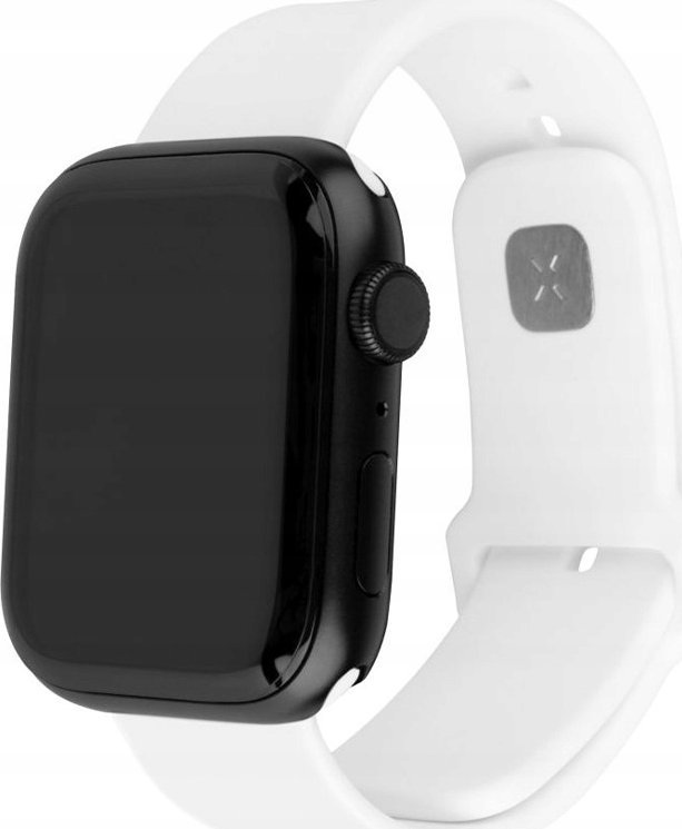 Силиконска спортска лента FIXED за Apple Watch Ultra 49mm, бела
