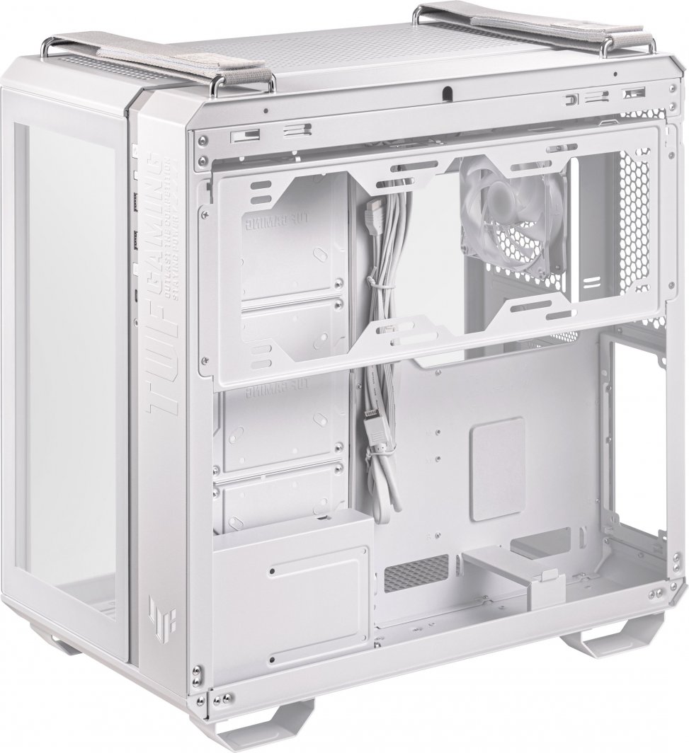 Kasë Asus TUF Gaming GT502 PLUS TG ARGB, e bardhë, Midi Tower