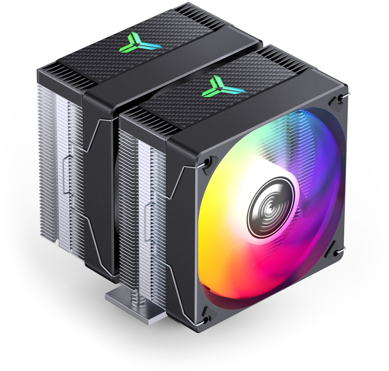 Ftohës CPU Jonsbo CR-3000E, dual tower, ARGB, 260W TDP, i zi