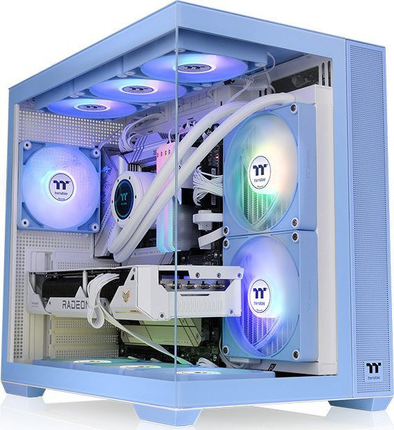 Kuti PC gaming Thermaltake View 380 TG ARGB, Mid Tower, xham i temperuar, e zezë