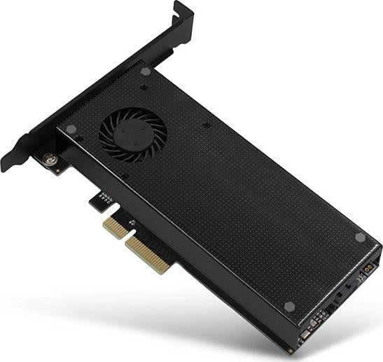 [OUTLET] Përshtatës Axagon PCI-E x4 to 2x M.2 NVMe dhe ftohje aktive SATA