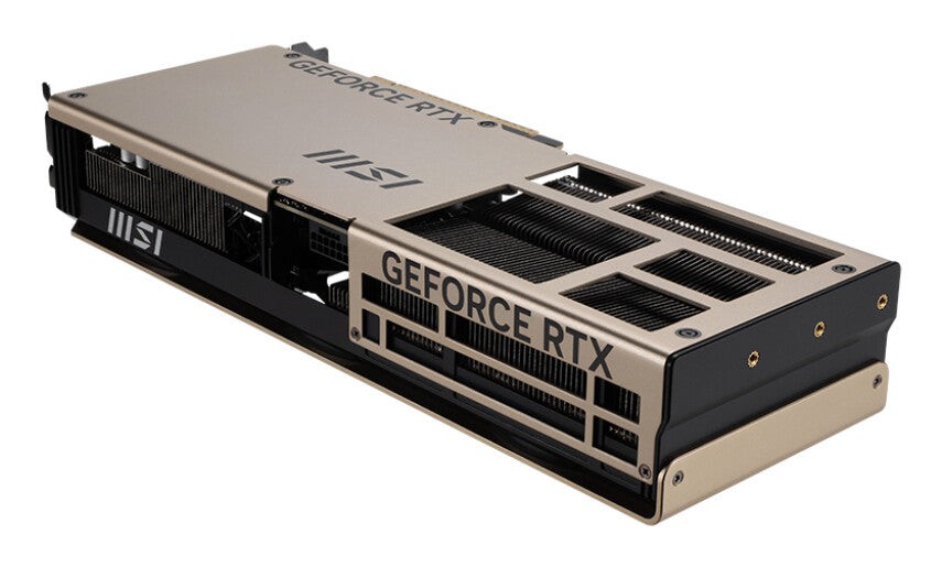 Kartë grafike MSI GeForce RTX 5070 Ti INSPIRE 3X OC, 16GB GDDR7, PCIe 4.0, e zezë
