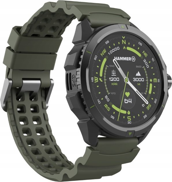 Ora inteligjente Hammer Watch 2 Military Edition, 1.32", Bluetooth, khaki