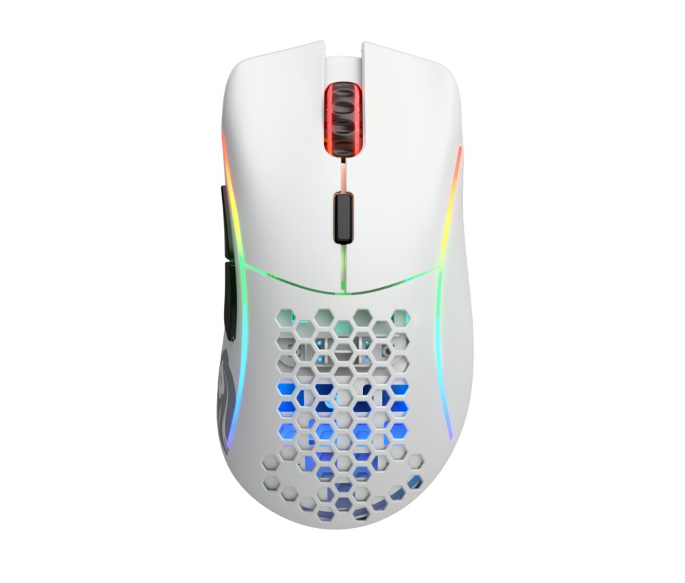 Maus Glorious Model D, Wireless, i bardhë mat