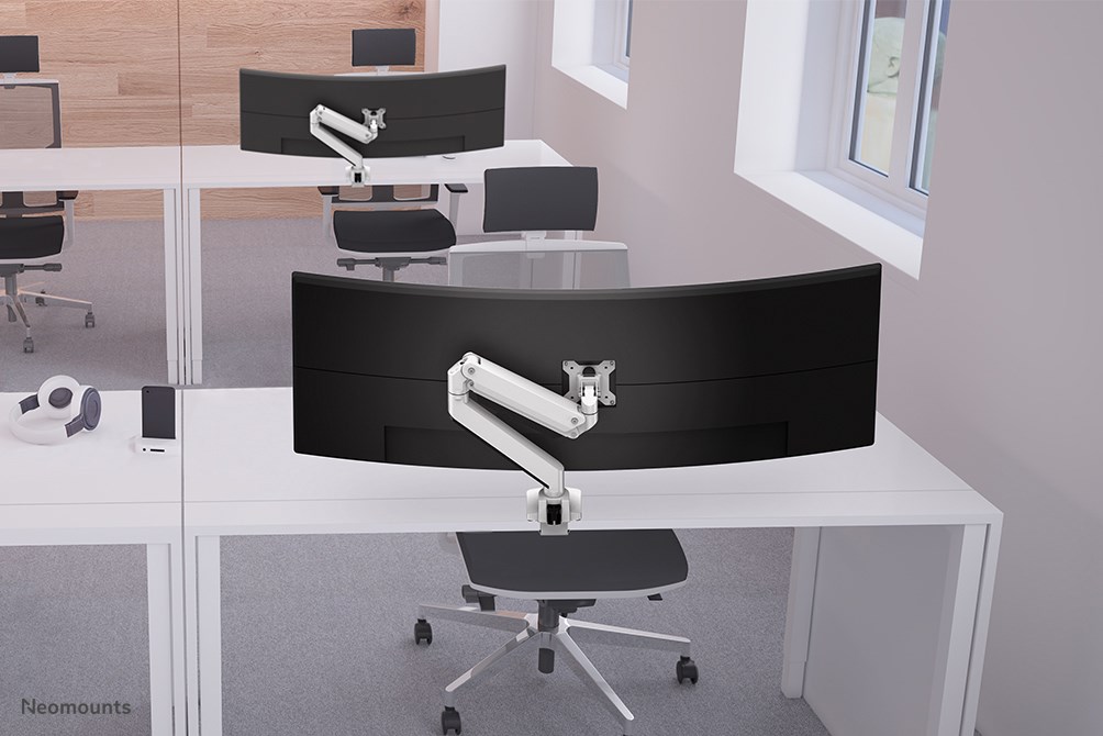 Mbajtëse monitori Neomounts NM-D775WHITEPLUS, 10-49", 18kg, e bardhë