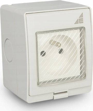 Prizë sipërfaqësore Elektro-Plast AQUA55 55.19, IP55, 16A, gri