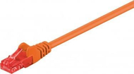 Kabllo rrjeti Wentronic Goobay 95262, RJ45 në RJ45, CAT 6, 1 m, portokalli