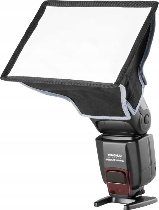 Softbox Aurora Microbox BS për blic kamere, difuzion drite, i zi