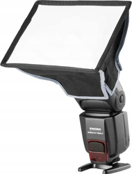 Softbox Aurora Microbox BS për blic kamere, difuzion drite, i zi