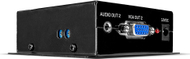Marrës VGA Lindy 300m Cat.6, 2 porta, Full HD, i zi