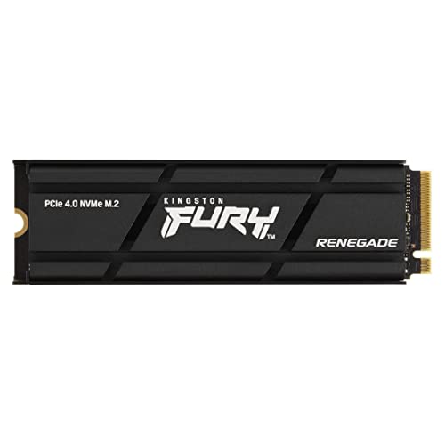 SSD i brendshëm Kingston Fury Renegade SFYRSK/1000G, 1TB, PCIe 4.0 NVMe M.2, me heat sink, i përshtatshëm për PS5
